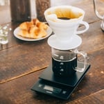 Hario V60 Damla Kahve Ölçeği ve Zamanlayıcı Dökme Ölçeği Siyah (Yeni Model)