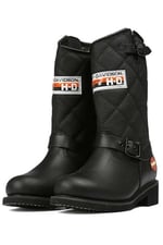 Harley-Davidson Laconia Hi 644 Black Yağlı Deri Kadın Çizme Ve Bot, Siyah (Siyah Black), 37