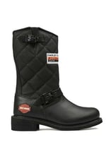 Harley-Davidson Laconia Hi 644 Black Yağlı Deri Kadın Çizme Ve Bot, Siyah (Siyah Black), 37
