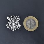 Harry Potter Hogwarts Sembol Deri ip Kolye - Gümüş Kaplama - Kadın Erkek Kolye - No:949