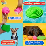 Hartz DuraPlay Ball Gıcırtılı Lateks Köpek Oyuncağı, Orta, 3'lü Paket