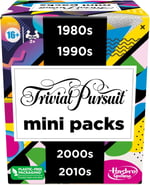 Hasbro Gaming Trivial Pursuit Mini Paketler Çoklu Paket, Yetişkinler ve Gençler İçin Eğlenceli Trivia Soruları 16+, İçerir 4 Yıllar İçeren 4 Oyun
