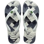Havaianas Brasil Fresh beyaz-gri Parmak Arası Terlik Unisex Yetişkin