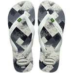 Havaianas Brasil Fresh beyaz-gri Parmak Arası Terlik Unisex Yetişkin