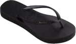 Havaianas HAVAIANAS SLIM FLATFORM SPARKLE kadın FLIP FLOPS