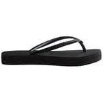 Havaianas HAVAIANAS SLIM FLATFORM SPARKLE kadın FLIP FLOPS