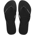 Havaianas Kadın Kahverengi Parmak Arası Terlik Sandalet, Slim Glitter II