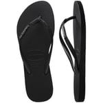 Havaianas Kadın Kahverengi Parmak Arası Terlik Sandalet, Slim Glitter II