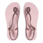 Havaianas Luna Premium II Düz Geri Kayış Sandal 3.5 Bale Gül