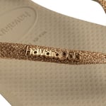 Havaianas Slim Glitter Kahverengi Terlik, 4146975