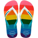 Havaianas Üniseks Top Pride Allover Flipflop, çok renkli, 41/42 EU