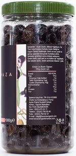 HAVAZA Siyah Sele Zeytin - 1000 gr. (291-320 Kalibre)