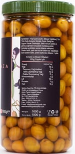 HAVAZA Yeşil Çizik Zeytin - 1000 gr. (201-230 Kalibre)
