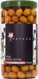 HAVAZA Yeşil Kırma Zeytin - 1000 gr. (261-290 Kalibre)