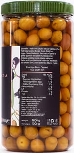 HAVAZA Yeşil Kırma Zeytin - 1000 gr. (261-290 Kalibre)