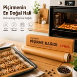 Hazır Kesilmiş Doğal Pişirme Kağıdı, Kahverengi Fırın Pişirme Mutfak Kağıdı, Ağartılmamış Kağıt (37x42 cm) (10 Adet) - Seçenekler: 10 Adet, 20 Adet, 30 Adet