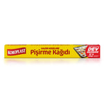 Hazır Kesilmiş Pişirme Kağıdı 32 adet Dev Ekonomi 42x37 cm, Helal Sertifikalı, Fırında Tavuk, Et, Tatlı, Börek Pişirmek için Yüksek Isıya Dayanıklı Hazır Fırın Pişirme Kağı - Seçenekler: 32 (3 paketi)