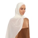 Hazır Lüks Pratik Hijablı Şifon Şal