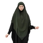 Hazır Pratik Şifon Üç Katlı Peçeli Üçgen Hac Umre Şalı Sufle Hijab Nikap