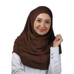 Hazır Türban Büzgülü Pileli Pratik Eşarp Tesettür Hijab - Namaz Örtüsü
