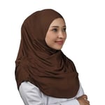Hazır Türban Büzgülü Pileli Pratik Eşarp Tesettür Hijab - Namaz Örtüsü