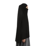 Hazır Türban Peçeli Pratik Eşarp Tesettür Nikaplı Hijab - Namaz Örtüsü Sufle (5XL)
