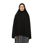 Hazır Türban Peçeli Pratik Eşarp Tesettür Nikaplı Hijab - Namaz Örtüsü Sufle (5XL)