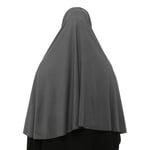 Hazır Türban Peçeli Pratik Eşarp Tesettür Nikaplı Hijab - Namaz Örtüsü Sufle (3XL)