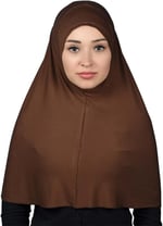 Hazır Türban Pratik Eşarp Tesettür Hijab - Namaz Örtüsü (XL)