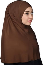 Hazır Türban Pratik Eşarp Tesettür Hijab - Namaz Örtüsü (XL)