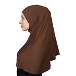 Hazır Türban Pratik Eşarp Tesettür Hijab - Namaz Örtüsü (XL)