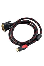 Hdmi To Dvi 24+1 Çevirici Dönüştürücü Monitör Kablosu 1.5 Metre Dual Link DVI-D (24+1) Konnektörlü HASIR