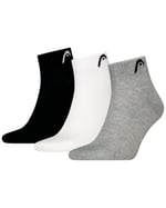 HEAD Erkek All Sport Quarter spor çorabı, 6'lı paket