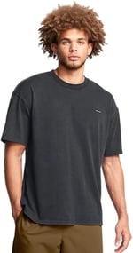 Heavyweight Oversized Erkek Siyah Günlük Stil T-Shirt 1389147-001