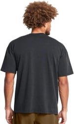 Heavyweight Oversized Erkek Siyah Günlük Stil T-Shirt 1389147-001