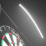 Hedef Dart Arc Dartboard Aydınlatma Sistemi Ev Dolabı Seti Dünya Şampiyonu Dartboard ve 2 Dart Seti içerir, Siyah, Standart Boyut