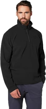 Helly Hansen Mount Fleece Polar Üst, S, 5000708122, Siyah, erkek