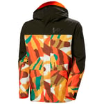 Helly-Hansen ULLR D Shell Grafik Ceket - Erkek Su Geçirmez, Nefes Alabilir Kayak Ceketi ve Ayarlanabilir Kapüşon