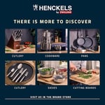 HENCKELS by ZWILLING Kesme tahtası ahşap kesme tahtası, 40 x 27,5 x 2,5 cm, meyve suyu oluğu, çift taraflı kullanılabilir