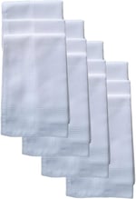 Hepsine Rakip 12 li El Cep Yaka Kumaş Mendil 36x36 Cm 100 Pamuklu TM Beyaz