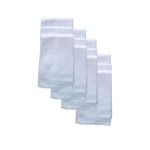 Hepsine Rakip 12 li El Cep Yaka Kumaş Mendil 36x36 Cm 100 Pamuklu TM Beyaz