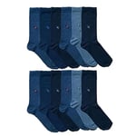 Hepsine Rakip Ekonomik Erkek Uzun Soket Çorap Rejenere Pamuklu 12 li Paket Standart Karışık