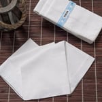 Hepsine Rakip Teksin El Yüz Cep Mendili Beyaz 12 li Paket 36x36 Cm TM Beyaz