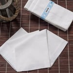 Hepsine Rakip Teksin El Yüz Cep Mendili Beyaz 12 li Paket 36x36 Cm TM Beyaz