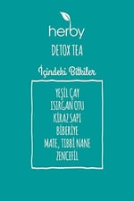 Herby Detox Tea Diyete Destek Detoks Bitki Çayı, 4'lü Paket