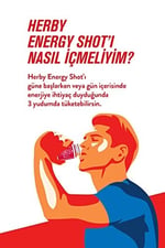 Herby Energy Shot 12'li Paket Enerji Desteği Bitki Bazlı İçecek (12 x 60ml)