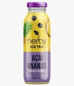 Herby Ice Tea Açai Ananas Soğuk Çay Şeker İlavesiz 250 ml X 12 Adet
