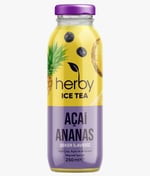 Herby Ice Tea Açai Ananas Soğuk Çay Şeker İlavesiz 250 ml X 12 Adet