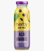 Herby Ice Tea Açai Ananas Soğuk Çay Şeker İlavesiz 250 ml X 12 Adet