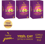 Herby Yeşil Çay Şeftali ve Vanilya 3'lü paket